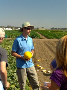 Jeff Mills, PhD, explained melon breeding.