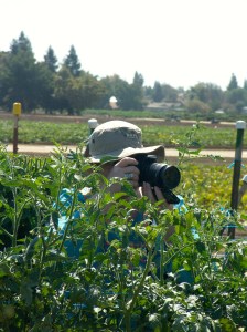 Janice Person positions herself for a photo.